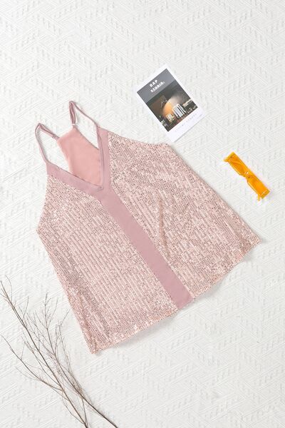 PLUS & Regular Sequin Racerback Tank