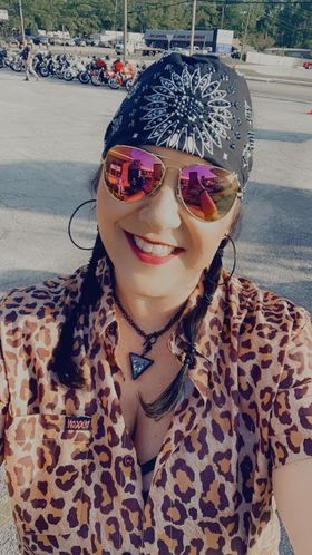 LeeAnnette Black Paisley Bandana with Black Austrian Crystals (Sku4909)