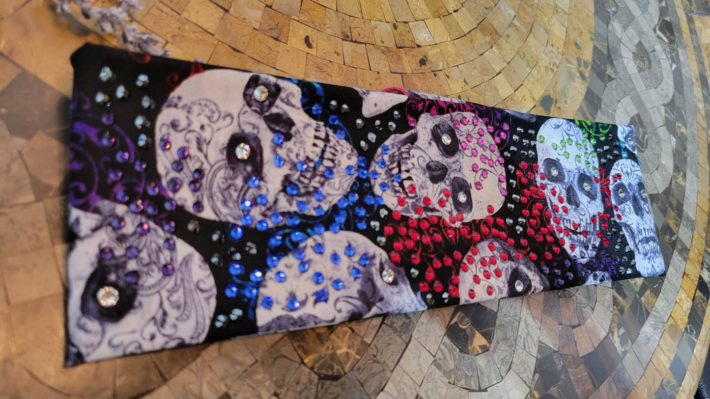 LeeAnnette Colorful Skulls with Multiple Colors of Austrian Crystals (sku4720)