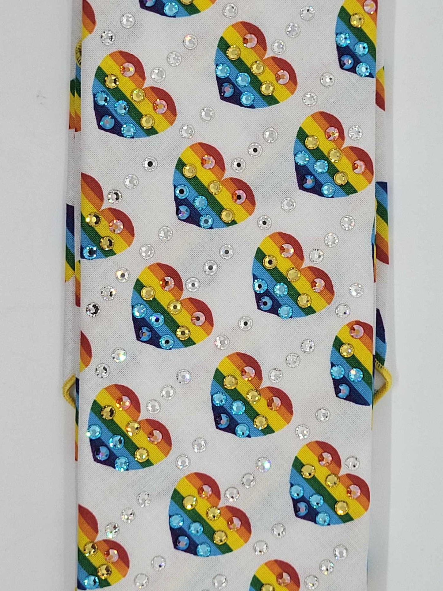 LeeAnnette Rainbow Hearts with Multiple Colors of Austrian Crystals (sku4782)
