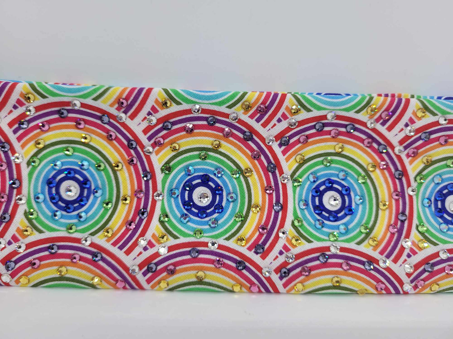 LeeAnnette Rainbow Circles with Multiple Colors of Austrian Crystals (sku4804)