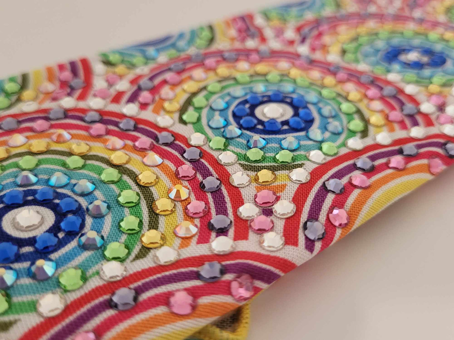 Super LeeAnnette Rainbow Circles with Multiple Colors of Austrian Crystals (Sku4821)