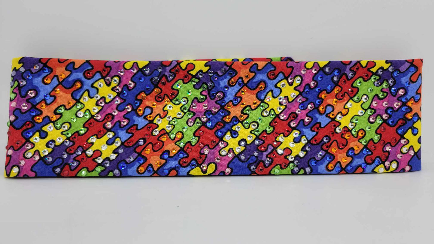 LeeAnnette Autism with Multiple Colors of Austrian Crystals (sku4842)