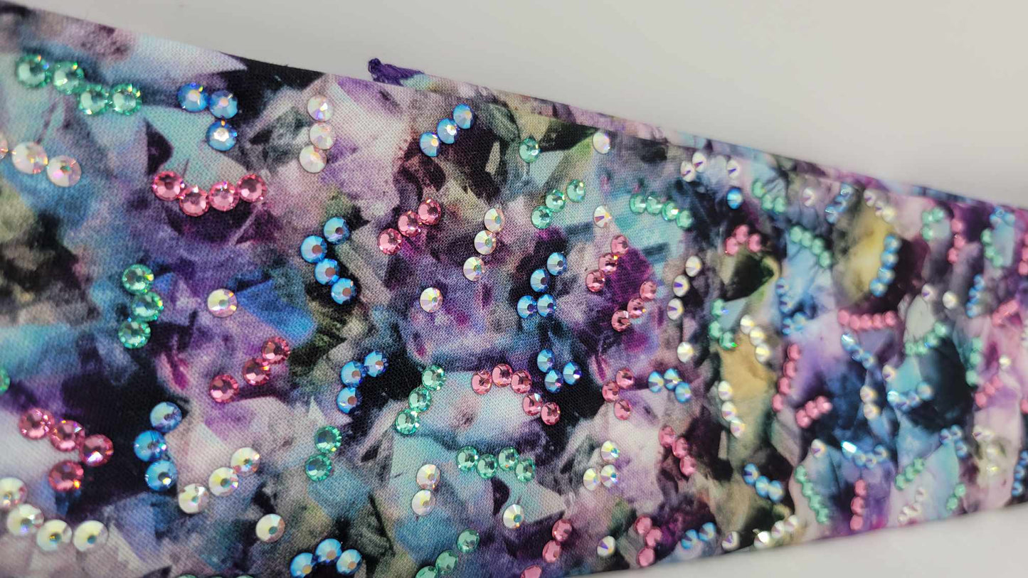 LeeAnnette Colorful Mosaic with Multiple Colors of Austrian Crystals (sku4853)