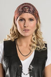 Stretchy Headband Skull Headdress (Sku5446)