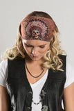Stretchy Headband Skull Headdress (Sku5446)