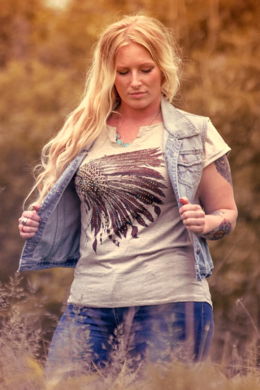 Battle Headdress Top
