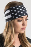Stretchy Headband American Flag (Sku5438)