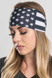Stretchy Headband American Flag (Sku5438)