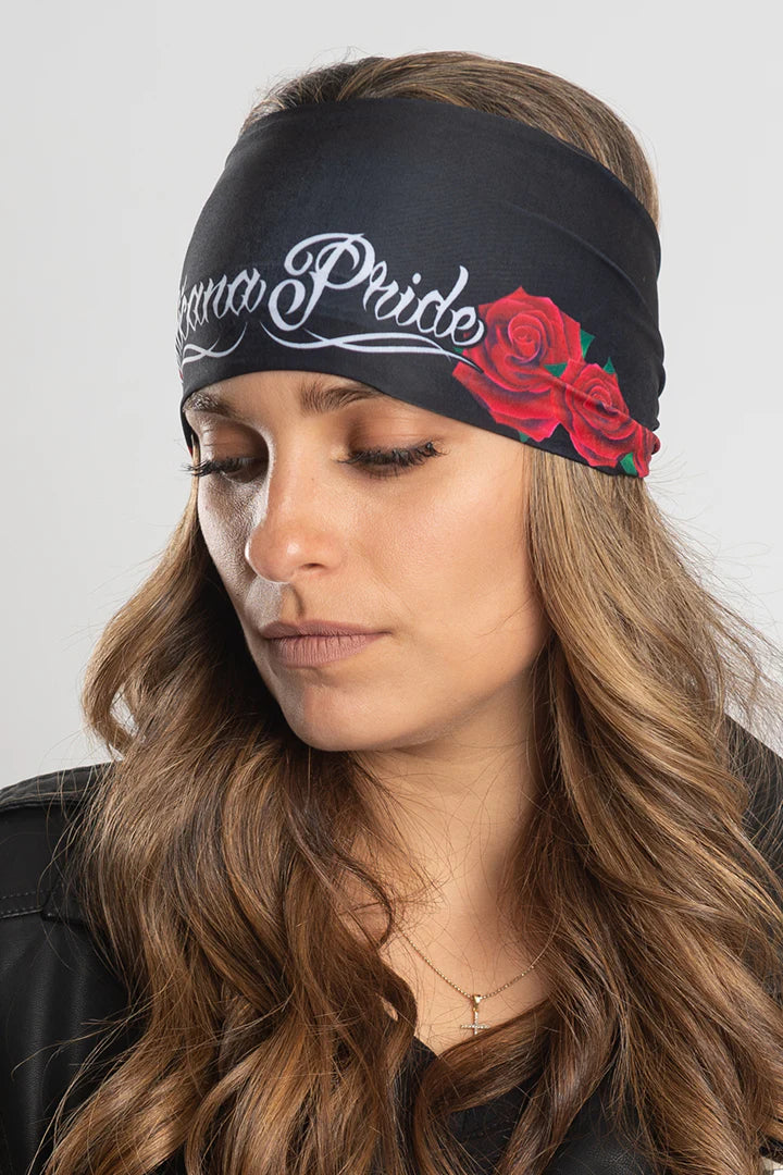 Stretchy Headband Chicana Pride (Sku5451)