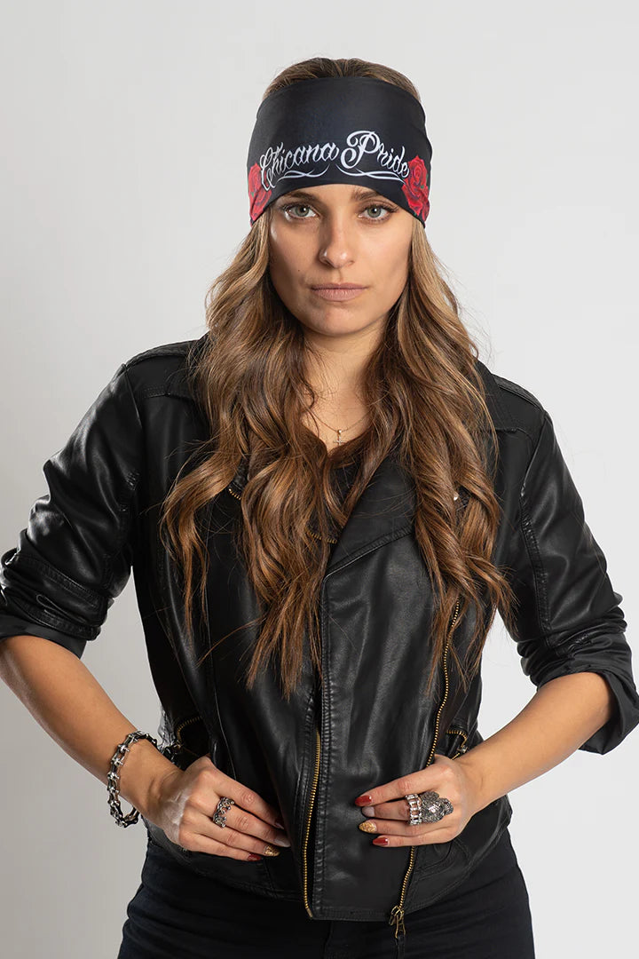 Stretchy Headband Chicana Pride (Sku5451)