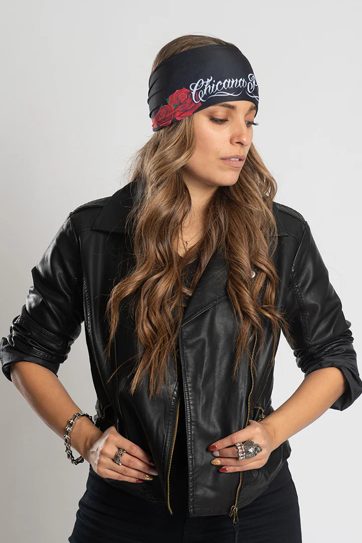 Stretchy Headband Chicana Pride (Sku5451)