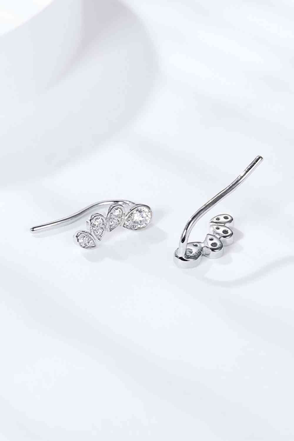 Pear Shape Moissanite Earrings rally