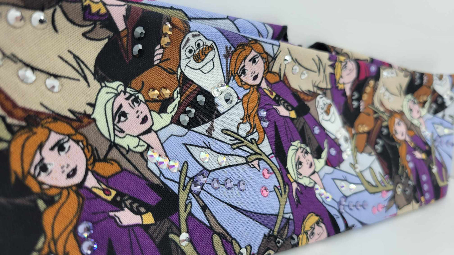 Frozen with Multiple Colors of Austrian Crystals (Sku6203)