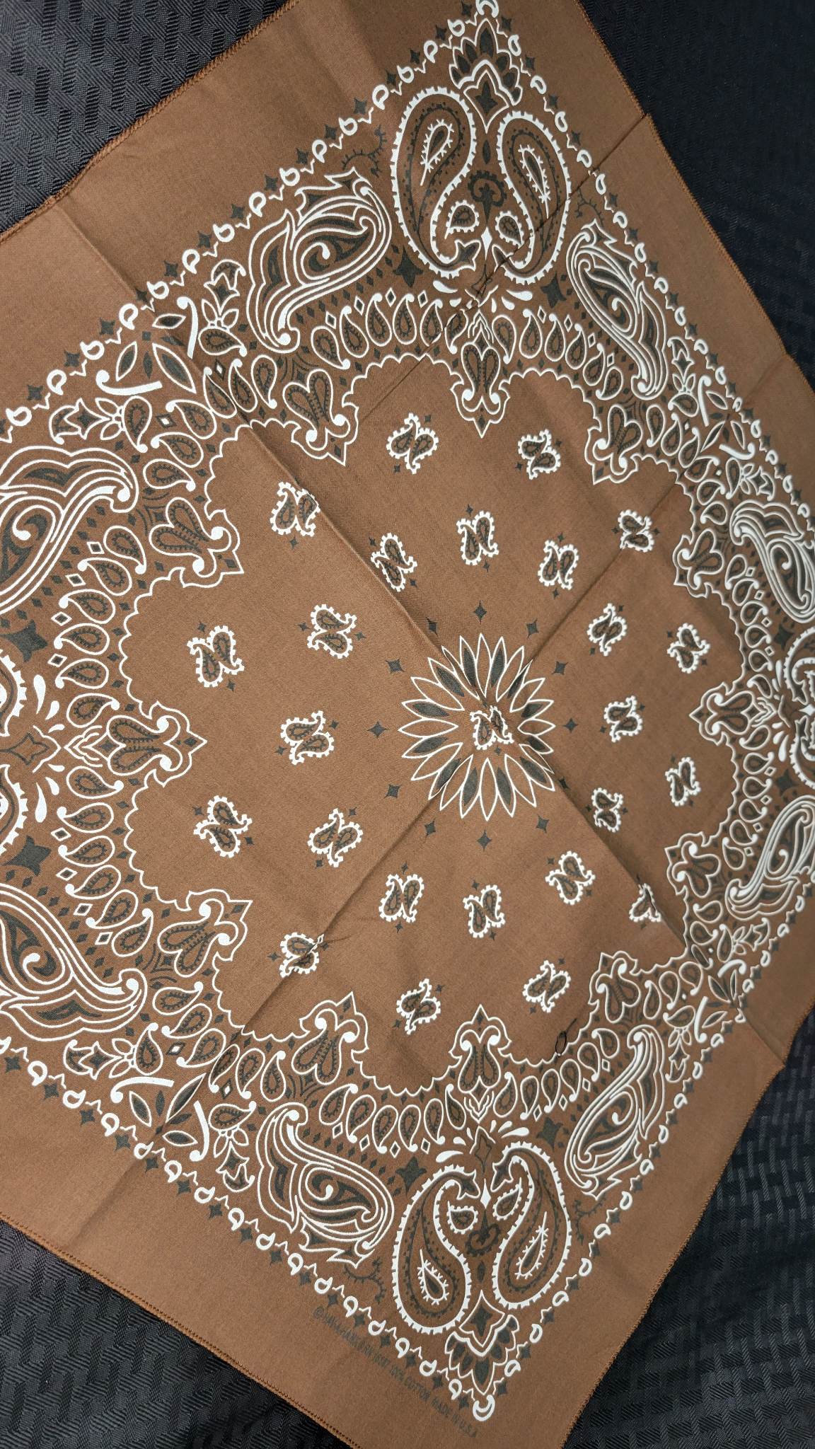 Plain Brown Bandana (Sku8473)
