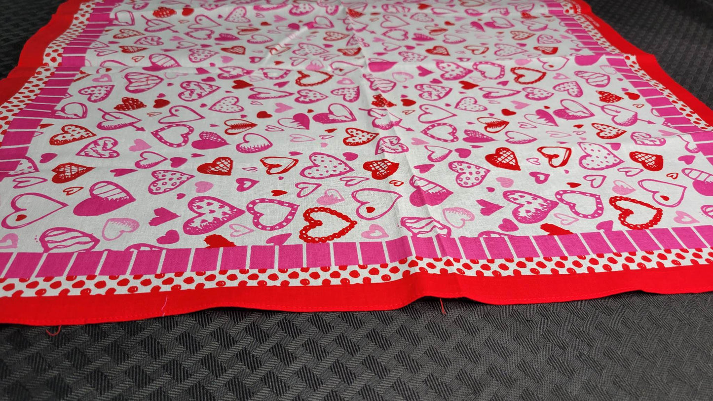 Plain Hearts Bandana (Sku8486)