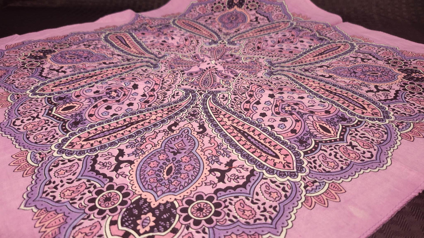 Plain Lavender Indian Bandana (Sku8500)