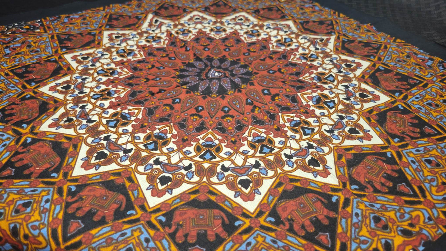 Plain Rust Indian Bandana (Sku8504)