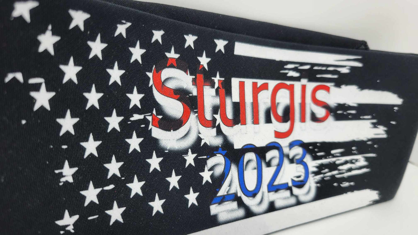 Plain Sturgis Black Bandana (Sku8527)
