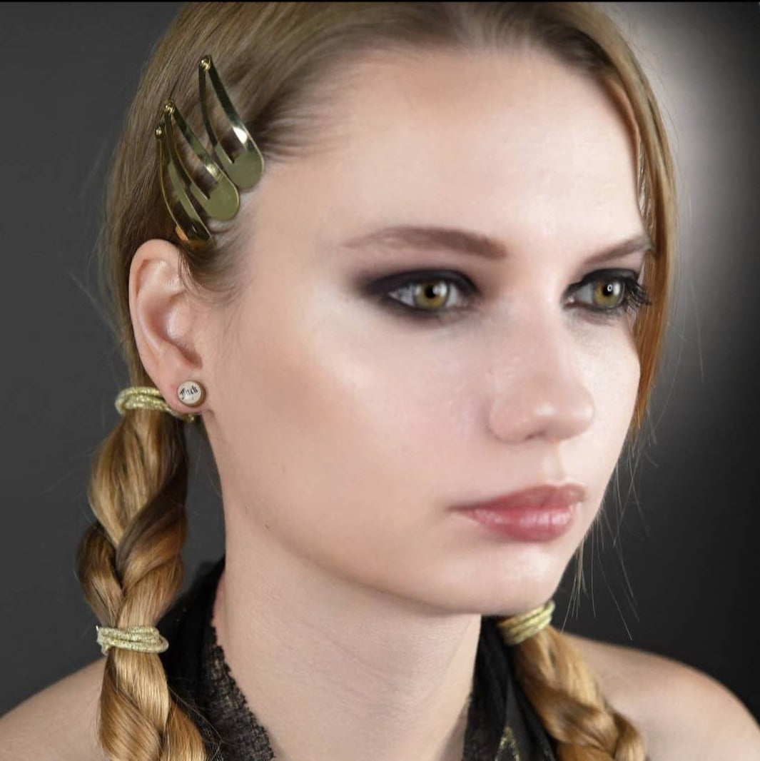 Tiny F*** Stud Earring (Sku8995)