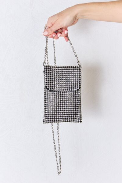 Forever Link Rhinestone Mini Crossbody Bag (T-8000)