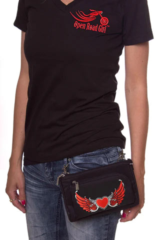 Red heart 2025 fanny pack