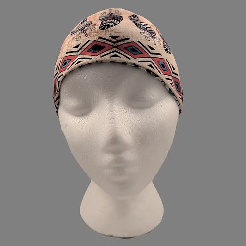 Stretchy Headband Plain Aztec Feather (Sku5458)