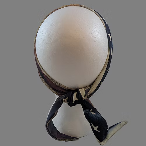 Tie-Back Stretchy Plain Distressed Flag (Sku5461)