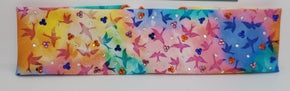 Pastel Doves Bandana with Multiple Colors of Austrian Crystals (Sku1848)
