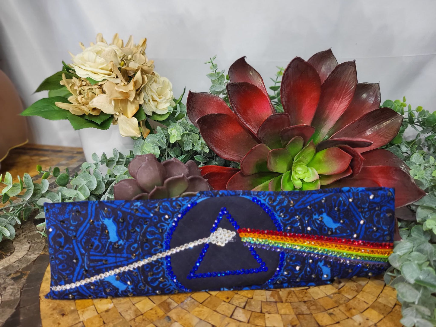 LeeAnnette Blue Pink Floyd with Austrian Crystals (Sku4092)