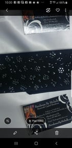 LeeAnnette Black Austrian Crystals on Black (Sku4525)