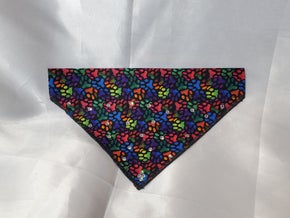 Small Doggy Dana Multicolored paws with Crystals (Sku7000)