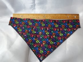 Medium Doggy Dana Multicolored paws with Crystals