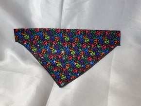 Medium Doggy Dana Multicolored paws with Crystals