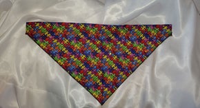 Large Doggy Dana Autism Awareness with Crystals