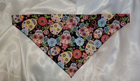 Large Doggy Dana Multi-colored skulls with Crystals