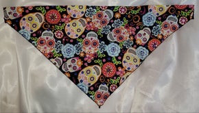 Large Doggy Dana Multi-colored skulls with Crystals