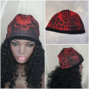 Red Skull Beanie (Sku8021)