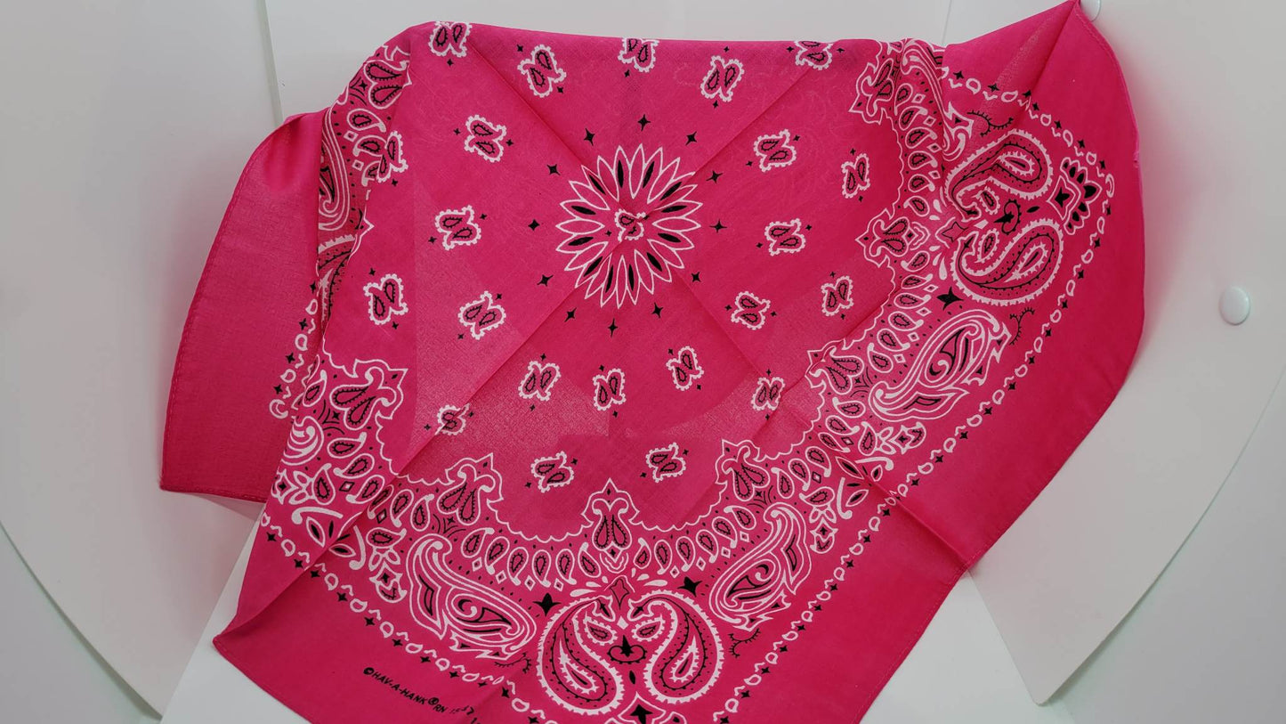 Plain Dusty Rose Bandana (Sku8207)