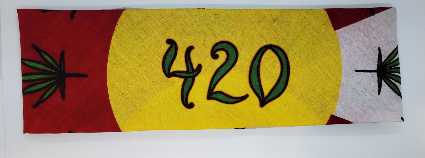 Plain 420 Bandana (Sku8244)