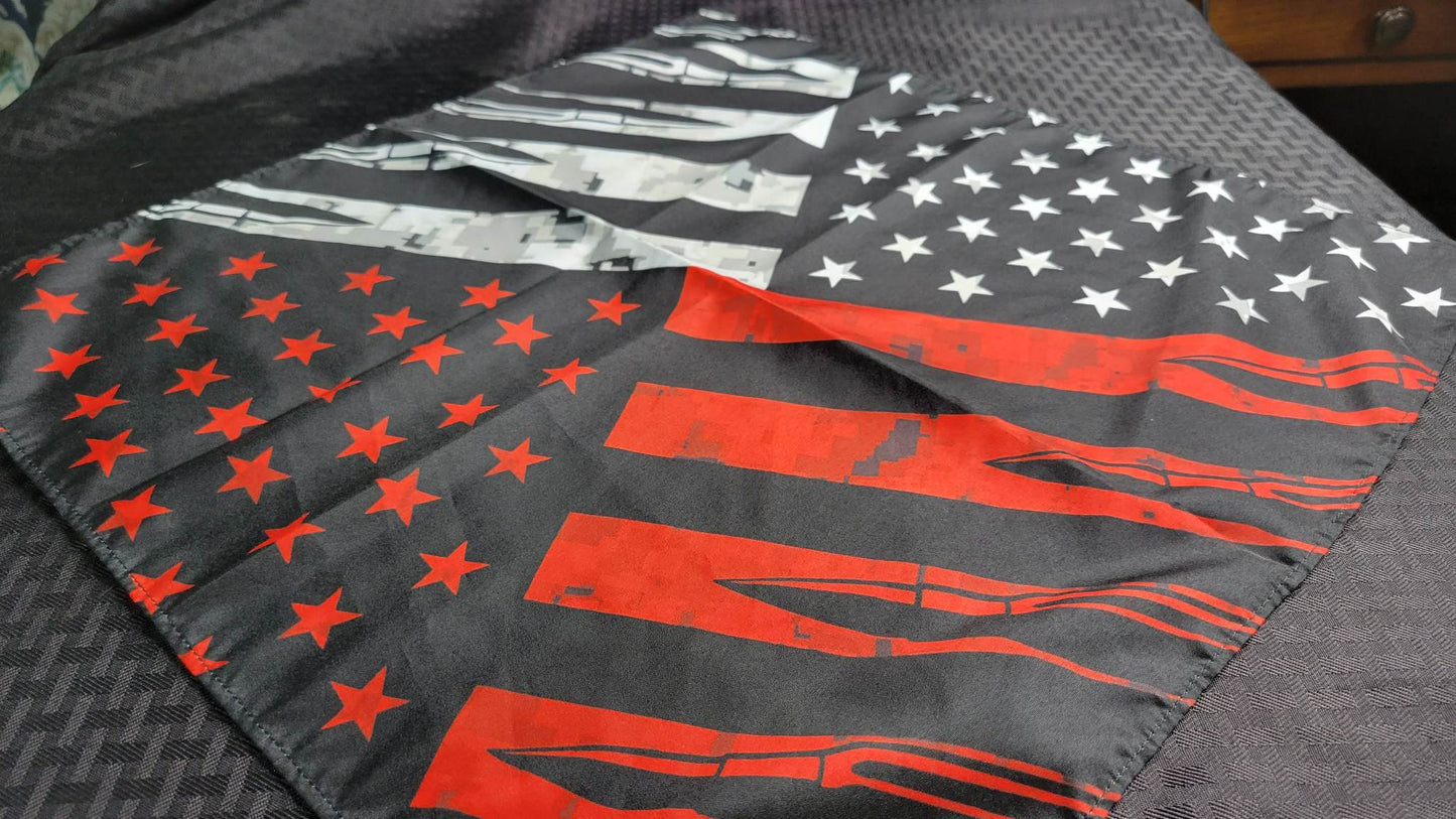 Plain Bullet Flag Bandana (Sku8263)