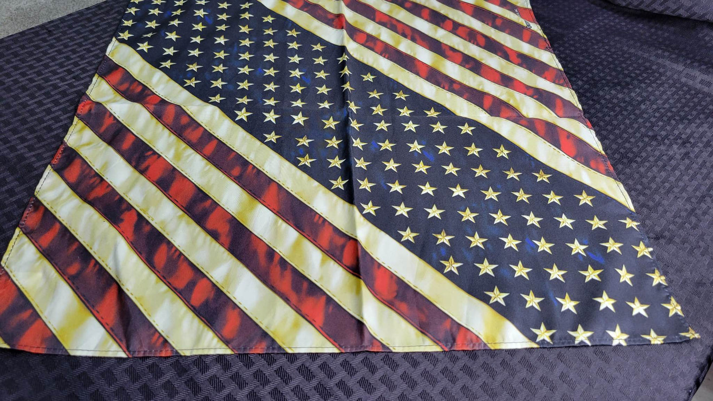 Plain Vintage Flag Bandana (Sku8267)