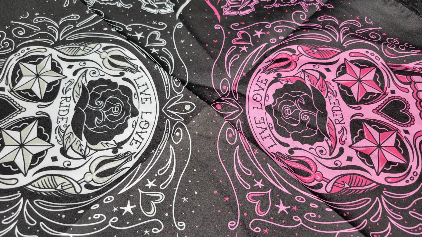 Plain Live Love Ride Bandana (Sku8274)