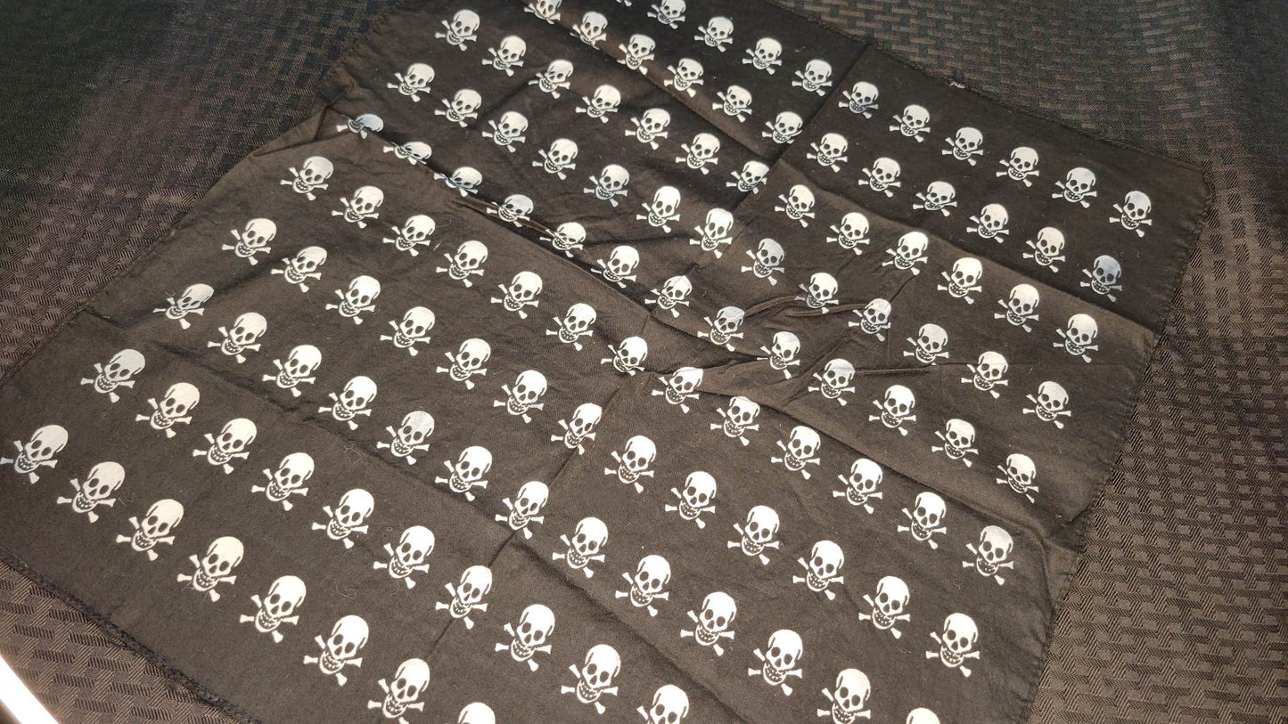 Plain Skull and Cross Bones Bandana (Sku8281)