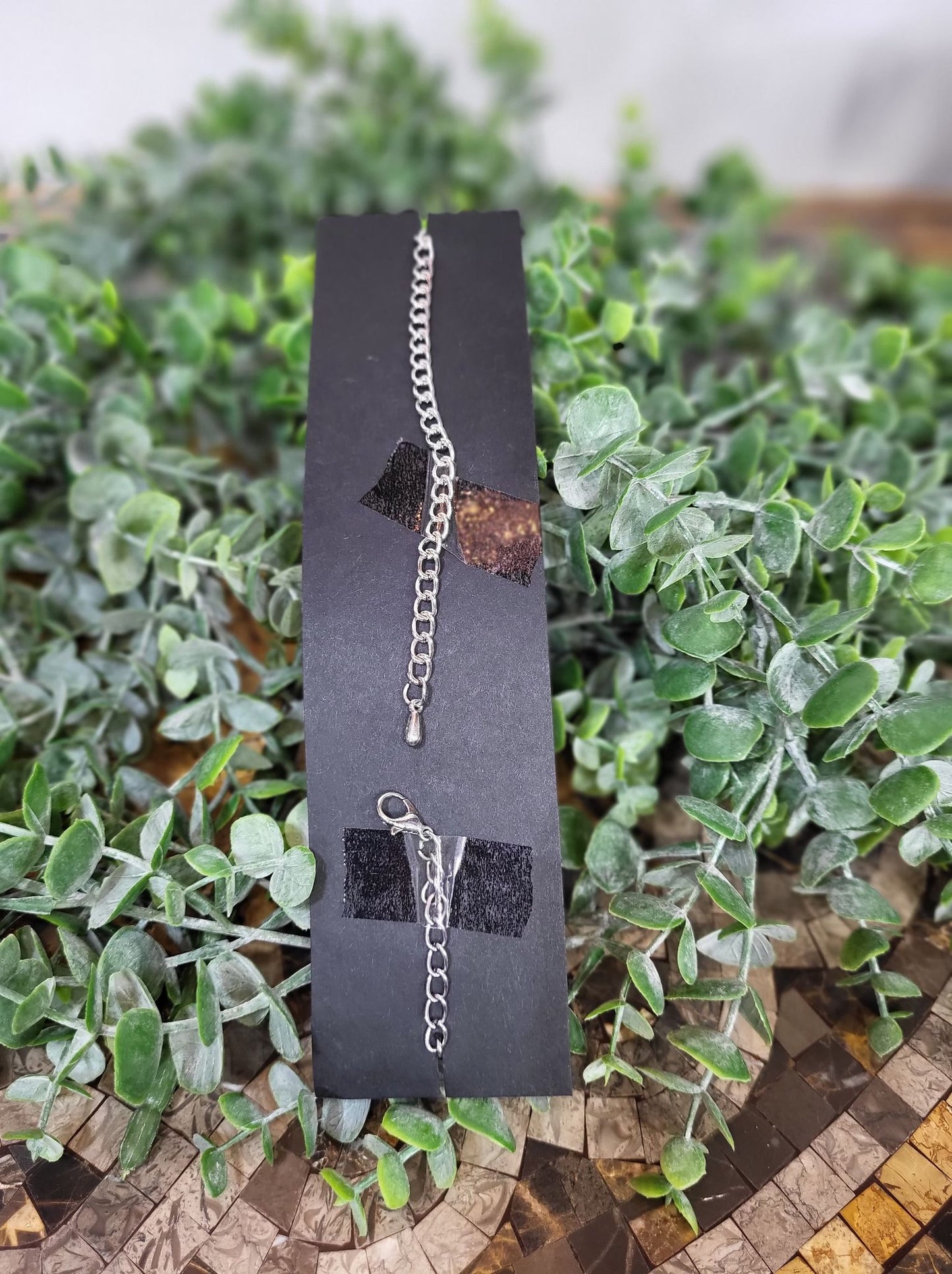 Reddish-Brown Garnet Jewel on Choker / Boot Bling (Sku8901)