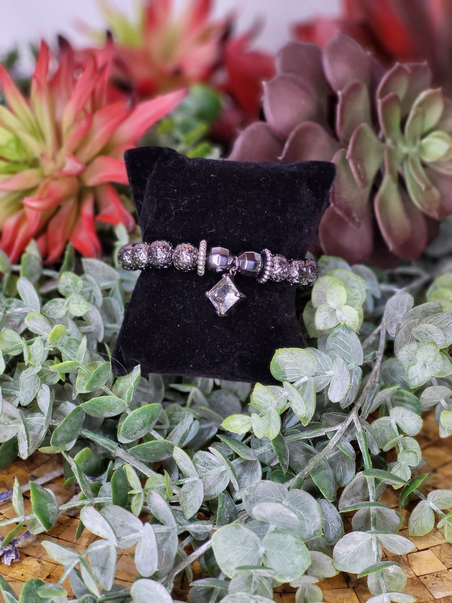 Hematite Bracelet (Sku8936)
