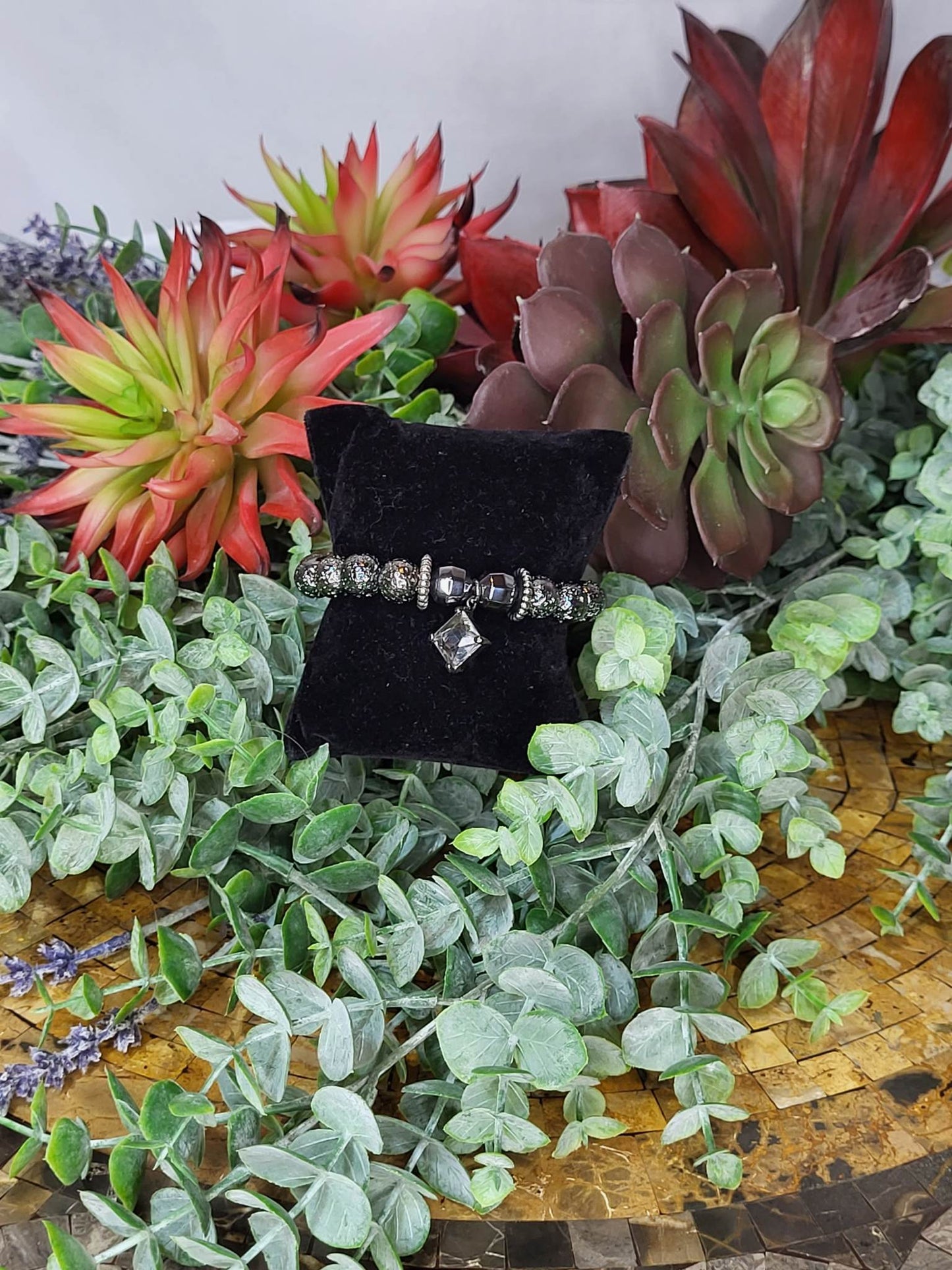 Hematite Bracelet (Sku8936)