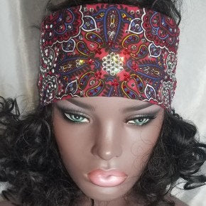 LeeAnnette Red Indian with Red and Diamond Clear Austrian Crystals (4009)