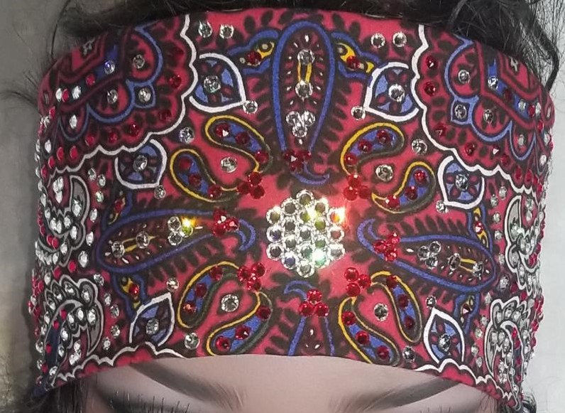 LeeAnnette Red Indian with Red and Diamond Clear Austrian Crystals (4009)