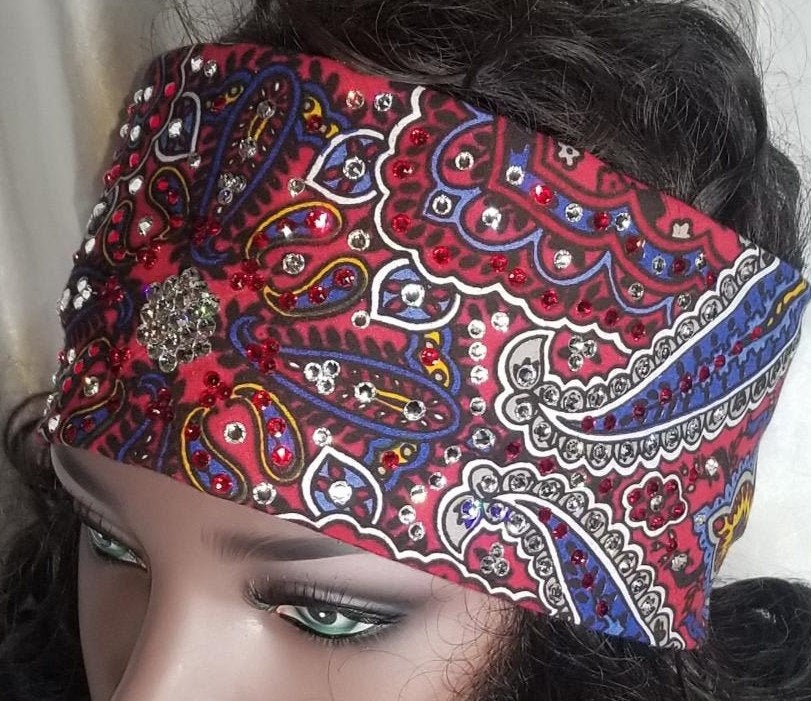 LeeAnnette Red Indian with Red and Diamond Clear Austrian Crystals (4009)